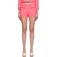 Pink Teddy Shorts 231720F088002
