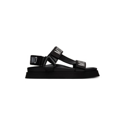 Black Logo Sandals 221720F124006