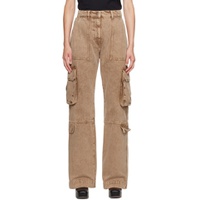 Brown Pocket Jeans 232443F069002