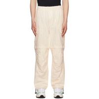 Off White Striped Cargo Pants 231443M191001
