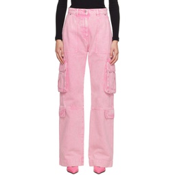 Pink Pocket Jeans 232443F069001