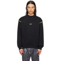 Black Fluorescent Sweatshirt 231443M204010