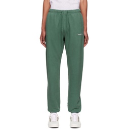 Green Cotton Lounge Pants 222554M190009