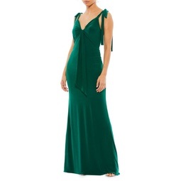 Low Back Jersey Gown