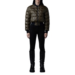 2 in 1 Ultralight Recycled Sateen Crop Bomber Jacket