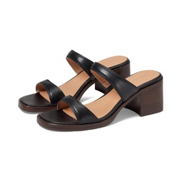 Womens Madewell The Saige Double-Strap Sandal in Leather