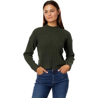 Womens Madewell Mockneck Crop Sweater