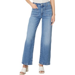 Womens Madewell The Perfect Vintage Wide-Leg Jean in Lakecourt Wash: Patch-Pocket Edition