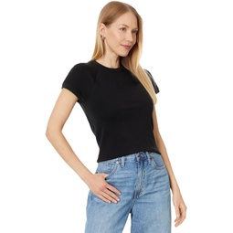 Womens Madewell Raglan-Sleeve Baby Tee