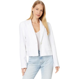 Madewell Cropped Blazer in 100% Linen