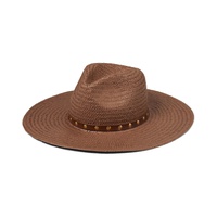 Madewell Studded Packable Brimmed Straw Hat