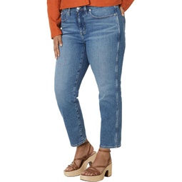 Womens Madewell Plus Curvy Stovepipe Jeans in Heathridge Wash