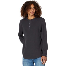 Mens Madewell Thermal Henley Tee