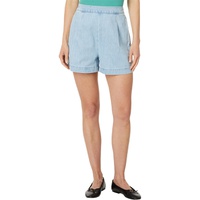Womens Madewell Clean Denim Pull-On Shorts in Palmwood Wash