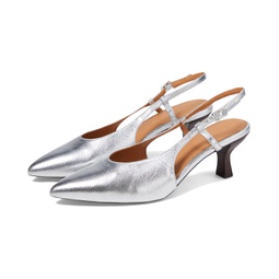 Madewell The Debbie Slingback Pump In Leather