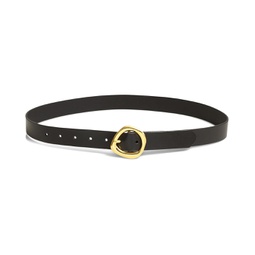 Madewell Sculpted-Buckle Leather Belt