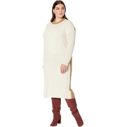 Madewell Plus (Re)sourced Ribbed Midi Sweater Dress