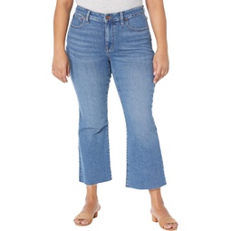 Madewell Plus Kick Out Crop Jeans in Cherryville Wash: Raw-Hem Edition
