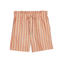 Striped Paperbag Shorts