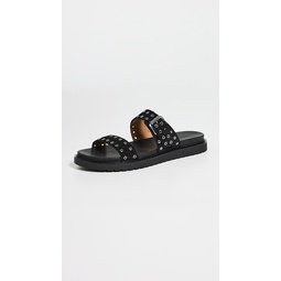 The Dee Double Strap Slide Sandals