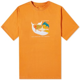 Magenta Under T-Shirt Dark Orange