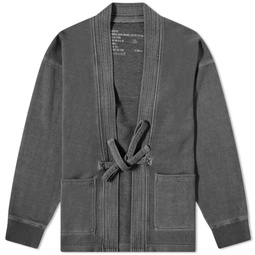Maharishi Hemp Organic Sweat Kimono Black
