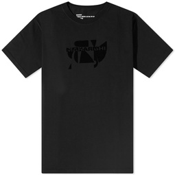 Maharishi Cubist Maharishi Flock T-Shirt Black