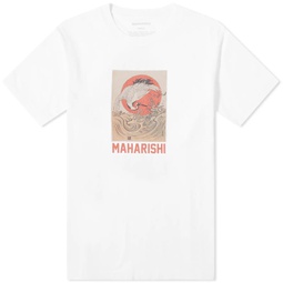 Maharishi Water Peace Crane T-Shirt White