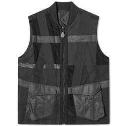 Maharishi Tugihagi Patchwork Tobi Vest Black