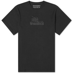 Maharishi 30th Anniversary Dragon Embroided T-Shirt Black