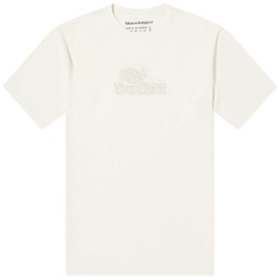 Maharishi 30th Anniversary Dragon Embroided T-Shirt Ecru
