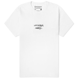 Maharishi Kay One Distorted Dragon T-Shirt White