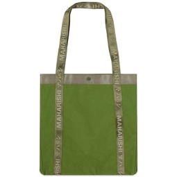 Maharishi WR Stand Utility Tote Bag Green