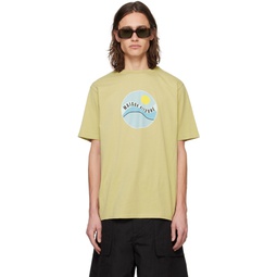 Khaki Pop Wave T Shirt 241389M213044