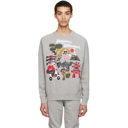 Gray Bill Rebholz Tokyo Sweatshirt 222389M204024