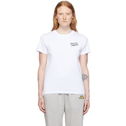 White Cotton T Shirt 221389F110073
