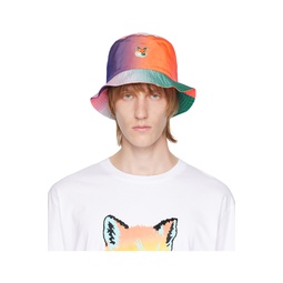 Multicolor Fox Head Bucket Hat 231389M140002