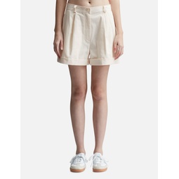 PLEATED SHORTS