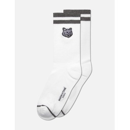 Bold Fox Head Sporty Socks