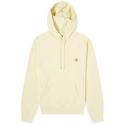 Maison Kitsune Fox Head Patch Regular Hoodie Chalk Yellow