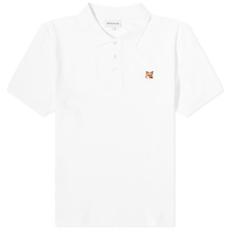 Maison Kitsune Fox Head Patch Regular Polo White