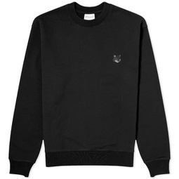 Maison Kitsune Bold Fox Head Patch Sweat Black