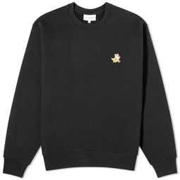 Maison Kitsune Speedy Fox Patch Crew Sweat Black