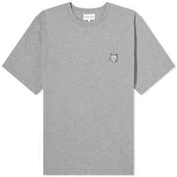 Maison Kitsune Bold Fox Head Patch Comfort T-Shirt Medium Grey Melange