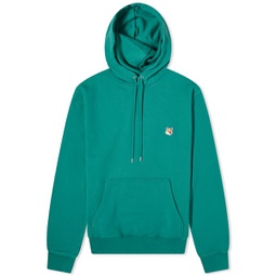 Maison Kitsune Fox Head Patch Regular Hoodie Pine