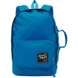 Blue The Traveller Backpack 241389M166001