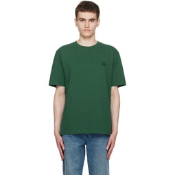 Green Fox Head T-Shirt 232389M213056
