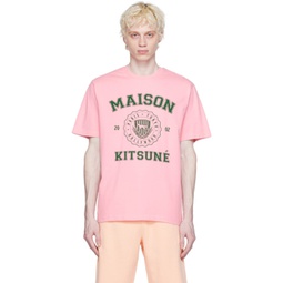 Pink Hotel Olympia Edition Varsity T-Shirt 232389M213003