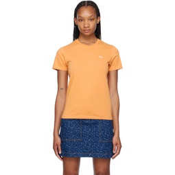 Orange Baby Fox T-Shirt 241389F110017