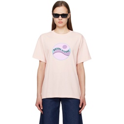 Pink Pop Wave T-Shirt 241389F110008